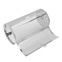 Air Fryer Rotisserie Basket 360 Rotation Heating Stainless Steel Grill Cage for Nuts and Coffee Roasting