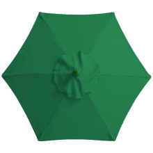 Patio Umbrella Canopy Replacement Waterproof AntiUV Cover for 2m 2.7m 3m 6Rib Garden Parasol