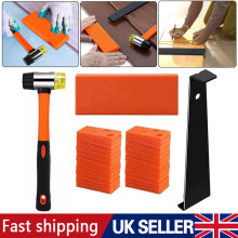 Laminate Wood Floor Fitting Installation Wooden Kits 60 Spacers Home Tool