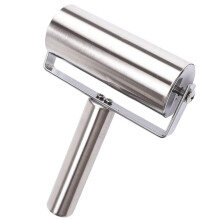 Stainless Steel Rolling Pin with Handles Non Stick Surface for Baking Pastry Dough and Cookies