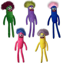 Niemand Würstchentanz Wurst Regenbogen-Wurstmonster Niedlicher Cartoon lustige Plüschpuppe