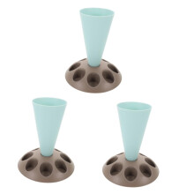 Cake Decorating Tools Set with Piping Bag Holder Stand and Fondant Flower Drying Rack for Baking