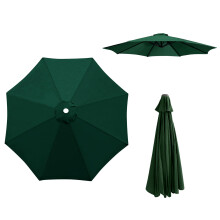 Parasol Replacement Canopy Waterproof UV30+ Outdoor Umbrella Cover for 2.7M Garden Patio Beach