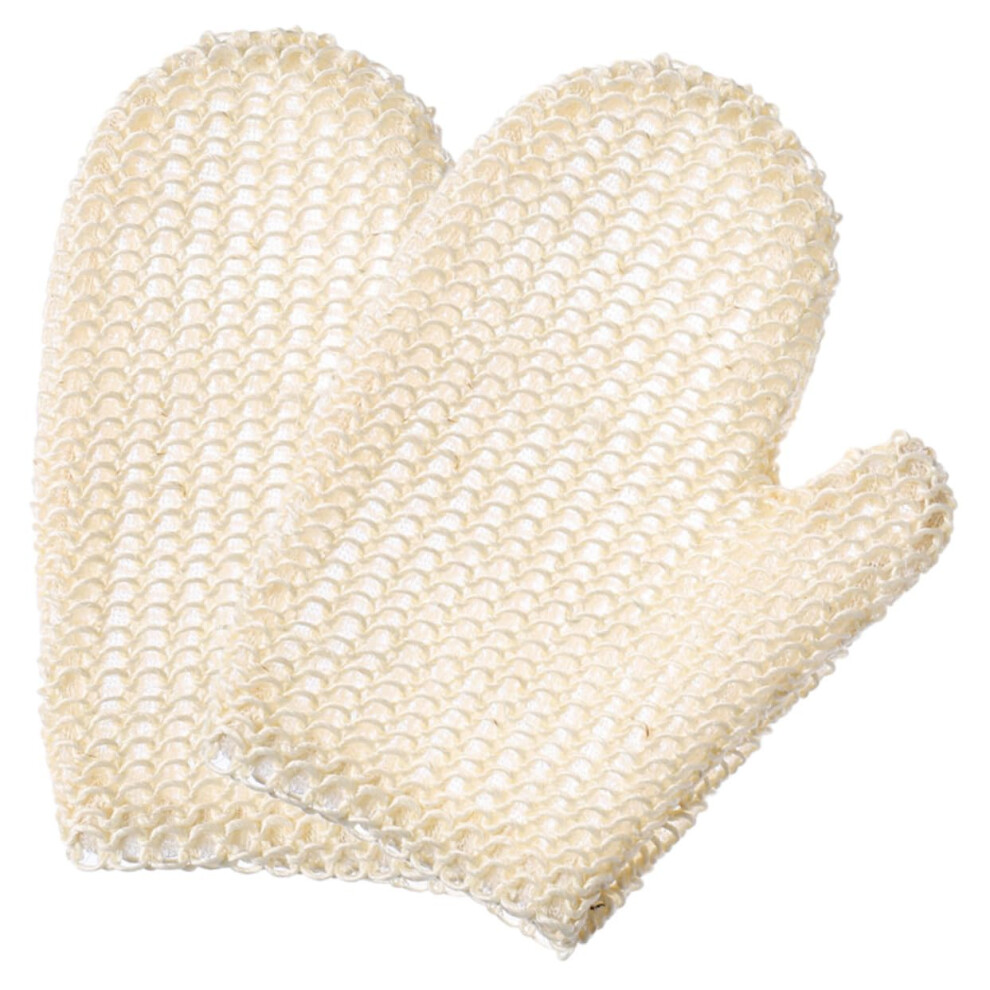 Exfoliating Bath Mitts 2pcs for Shower Deep Gentle Skin Scrub with Rich Foaming Action Unisex