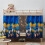 Bunk Bed Privacy Curtain Set Light Blocking Breathable Fabric for Bottom Loft Bed 3pcs Tree Print 1