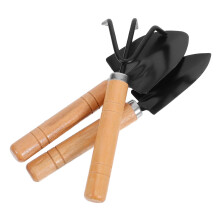 3pcs Gardening Tool Set with Heavy Duty Aluminum Ergonomic Grip for Small Spaces and Beginners