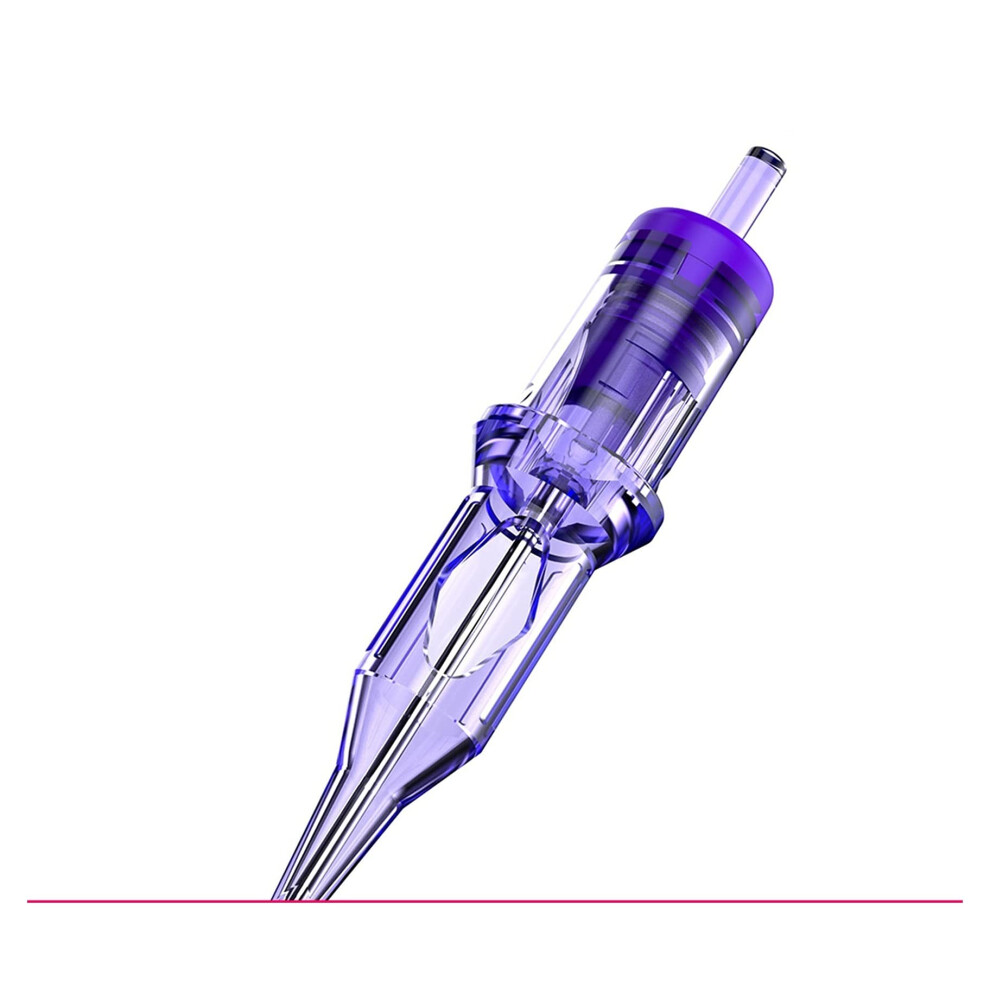 20pcs RS 12 0.35mm Tattoo Cartridge Needles with Precise Grouping for Eyebrow Shading 9RS