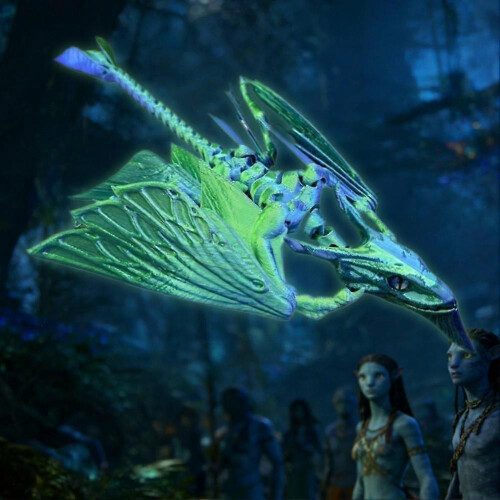 3D εκτυπωμένο Avatar Flying Dragon Figure Αρθρωτές αρθρώσεις για δώρο επίδειξης 7W2I 1