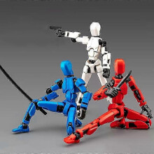 3D-gedrucktes gelenkiges Actionfiguren-Mehrgelenkiges Modellspielzeug mit detailliertem Design und posierbaren Features