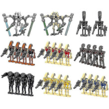 28 Teile Pack: Kampfsoldaten, Generäle und Droiden mit Waffenset, Bausteinen, Actionfiguren, Spielzeug, Kindergeschenken.