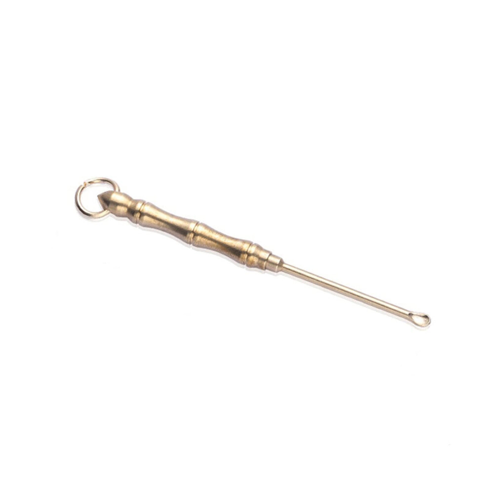 Golden Ear Wax Removal Tool Kit With Metal Ear Pick Set, Handmade Multitool Ear Cleaner