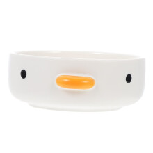 Ceramic Serving Bowl with Cute Cartoon Chick Design for Snacks, Salad, Candy and Dessert Plate