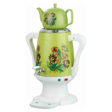 Turkish Tea Maker Electric Samovar Stainless Steel Double Pot with Infuser Auto ShutOff Keep Warm