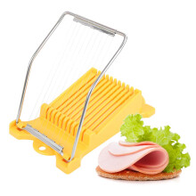 Egg Slicer Multipurpose Stainless Steel Food Cutter for Egg Ham Banana Fruit Luncheon Meat