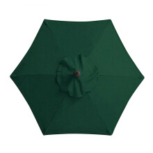 Parasol Replacement Cover 2m Dark Green UV Protection Outdoor Garden Patio Umbrella Canopy