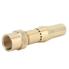 Brass Wide Spray Fountain Nozzle G1 Inch Outdoor Decorative Column Water Nozzle 15 Adjustable