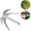 Foldable Water Weed Cutter with 10m Rope, Rust Resistant Galvanized Lake Weed Removal Tool 2