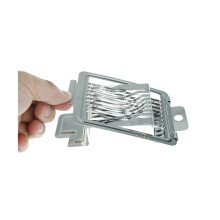 Egg Slicer Stainless Steel Multifunction Cutter with Ergonomic Handle for Eggs Mushrooms Fruit