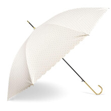 Large Windproof Golf Umbrella with UV Protection, Oversized Fiberglass Frame, White