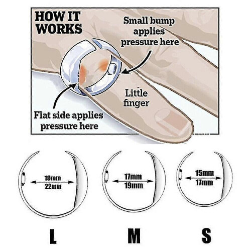 Σταματήστε το ροχαλητό δαχτυλίδι Anti Snore Acupressure Sleep Aid Device Against Insomnia 2