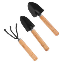 3Pcs Mini Gardening Tool Set with Ergonomic Handles for Succulents and Flowers Planting