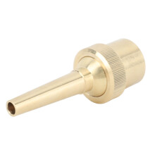 Brass Fountain Nozzle G1.5  Volume Spray Head with 15 Adjustable Angle for Pool and Park