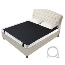 Grounding Mattress Pad with 15ft Cord Earthing Sleep Mat to Improve Sleep Quality 55x71