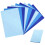 Blue Felt Fabric Sheets 9 Pcs Soft Durable Polyester for Crafts Sewing DIY Patchwork 3 Blue Shades 1