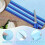 Blue Felt Fabric Sheets 9 Pcs Soft Durable Polyester for Crafts Sewing DIY Patchwork 3 Blue Shades 5