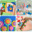 Blue Felt Fabric Sheets 9 Pcs Soft Durable Polyester for Crafts Sewing DIY Patchwork 3 Blue Shades 4