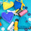Blue Felt Fabric Sheets 9 Pcs Soft Durable Polyester for Crafts Sewing DIY Patchwork 3 Blue Shades 3