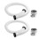 1.5 Inch Pool Pump Hose Replacement for Above Ground Pools, Flexible Durable Filter Hose 2 Pack 1