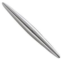 Stainless Steel Rolling Pin Ergonomic DualEnd CrackResistant Dough Roller for Baking Pizza Cookies