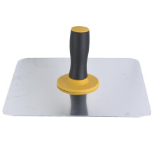 300x300mm Aluminum Plastering Trowel with Ergonomic TPE Handle for Professional Smooth Finish