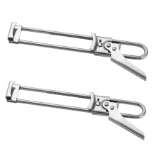 2pcs Stainless Steel Can Opener Adjustable Manual Jar and Bottle Opener with Ergonomic Grip
