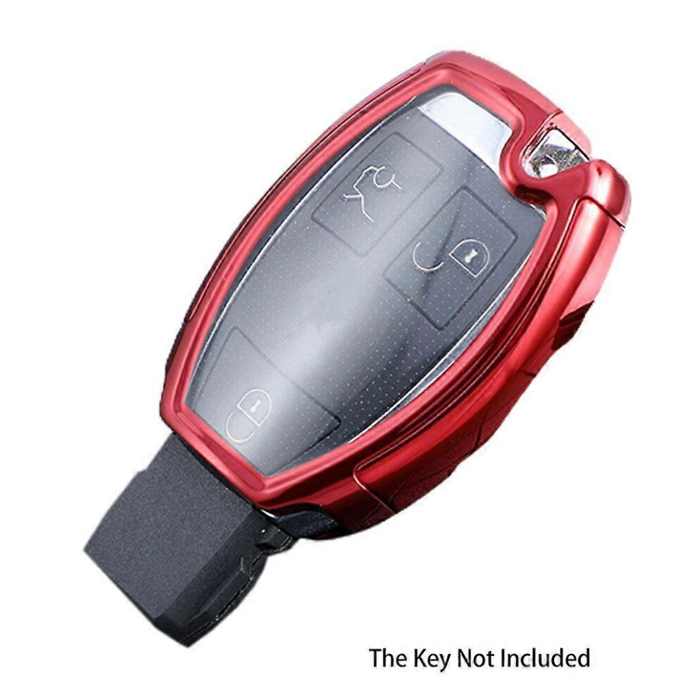 (As Show, One Size) Car Key Case Cover Pc+Tpu Key Fob Shell Holder Protector Keychain Bag For W176 5213747869709