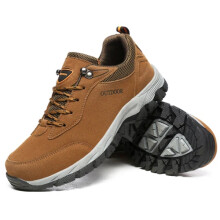 (Brown, UK 11.5 / EU 46) Mens Outdoor Comfortable Shoes Walking Hiking Boots Trekking Trainers Anti Slip