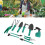 Gardening Tools Set with Spade, Shovel and Scissors, RustResistant Iron Kit for Yard Work 5