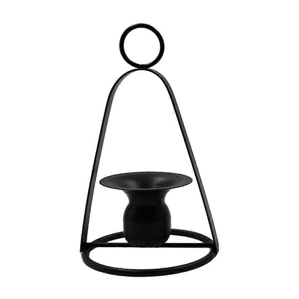 (As Show, Gold) Nordic Wrought Iron Candle Holder Decoration Candlelight Dinner Ornament Props 3364096792032