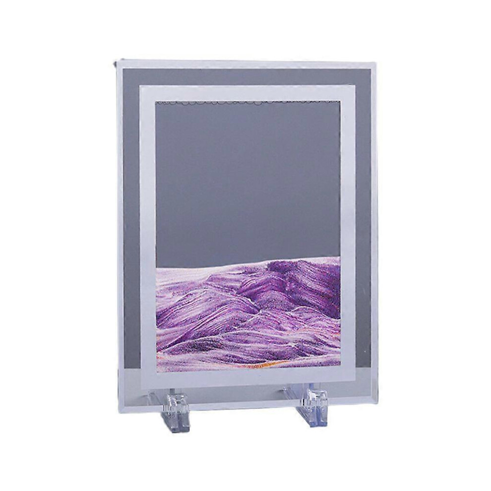 (S, Yellow) 3D Glass Sand Leak Painting Art Picture Sandscape For Creative Drawing 3242242689866