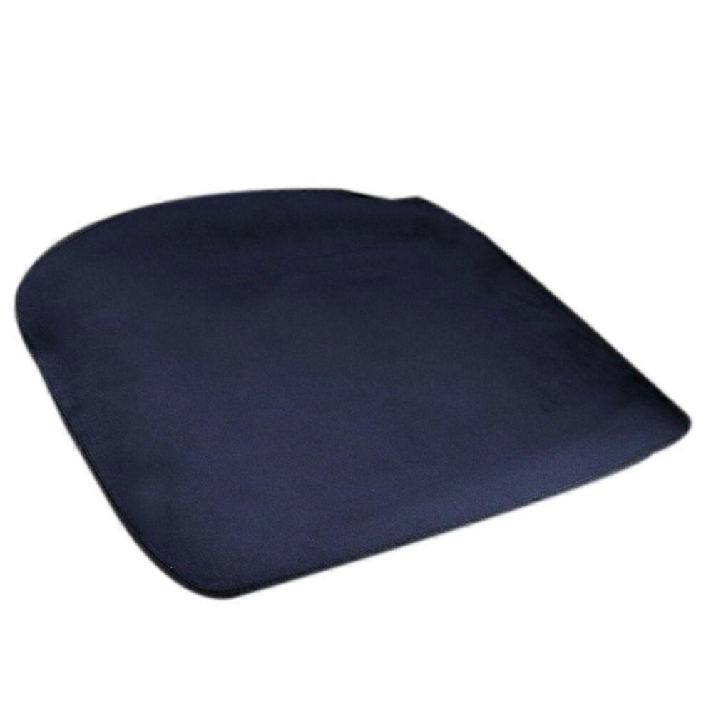 (As Show, Black) Seat Cover Winter Warm Cushion Chair Breathable Pad Vehicle Auto Mat Protector 5213747891304