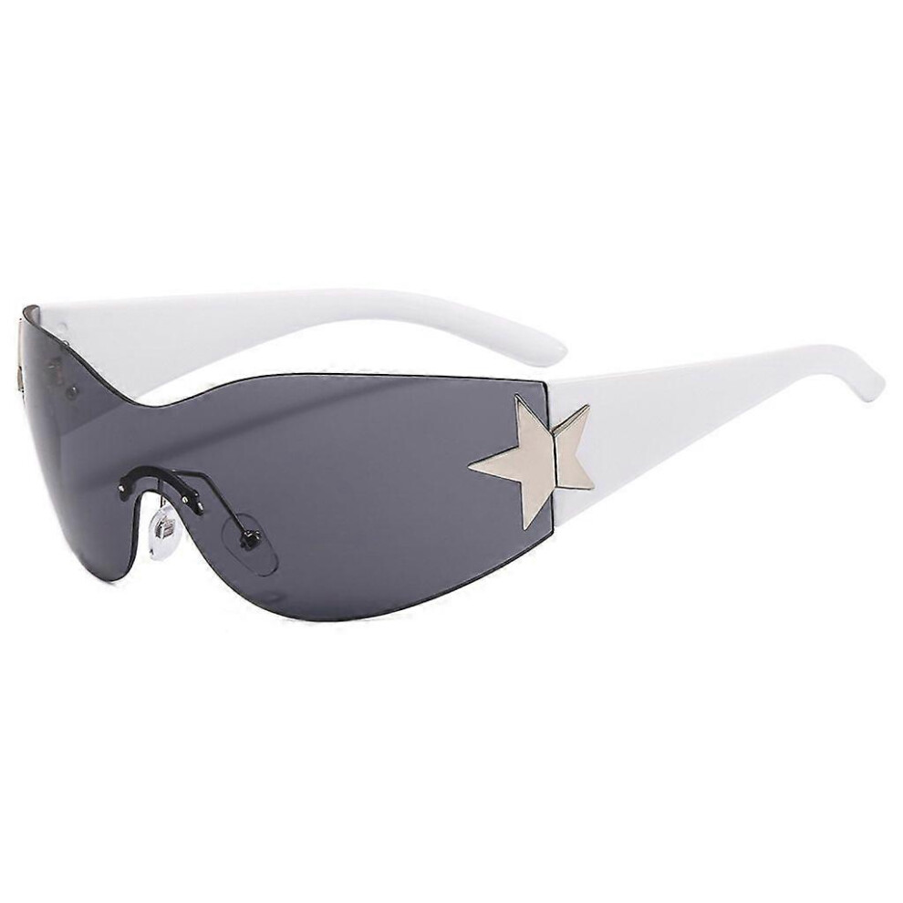 (As Show, C1) Sun Glasses For Women Men Unisex Traveling One Piece Uv400 Goggles Big Shades 3242242680818