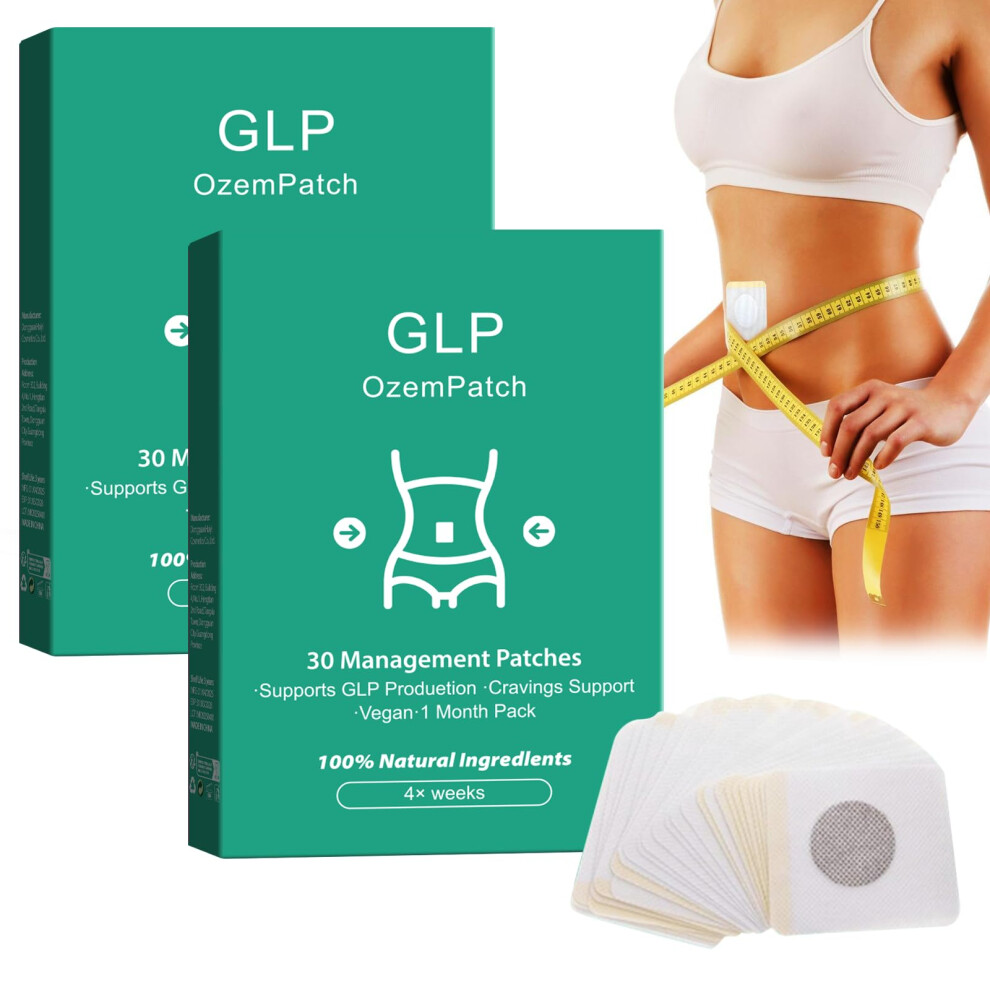 Abdominal Slimming Patch with Natural Ingredients for Women, Overnight Belly Fat Burning, 60 Pieces