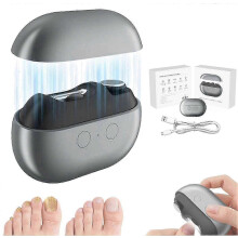 Coupe-ongles électrique pour seniors avec lumière LED, coupe-ongles rechargeable pour griffes épaisses