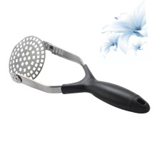 Stainless Steel Potato Ricer and Masher with Ergonomic NonSlip Grip for Easy MultiVegetable Mashing