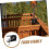 Torch Bracket with Adjustable Clamp for Secure Outdoor Deck and Garden Torch Mounting 2