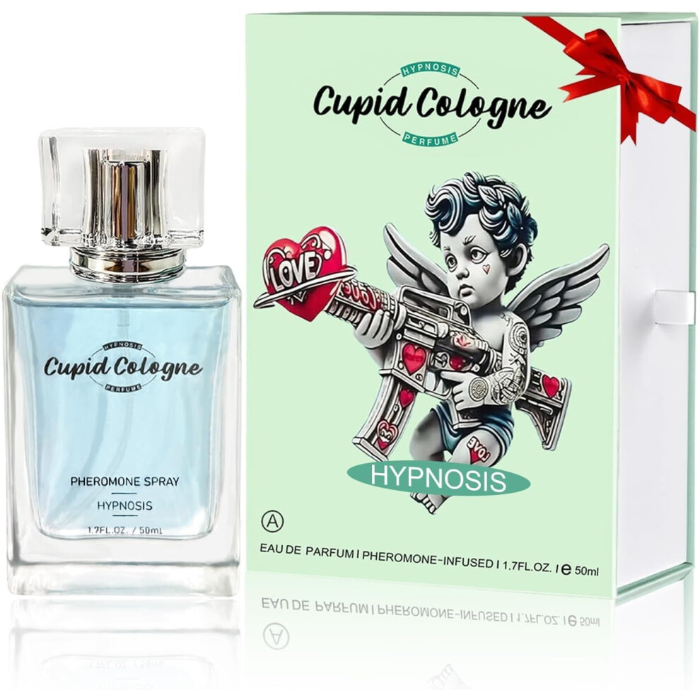 Mens Cologne with Pheromones 50ml, Long Lasting Scent, Pheromone Infused Travel Refillable Bottle