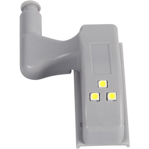10Pcs Warm White LED Cabinet Hinge Light Automatic Door Lighting for Kitchen Closet Wardrobe 1