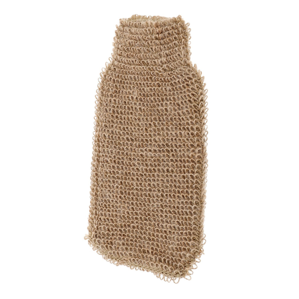 Exfoliating Bath Mitt Natural Jute Body Scrub Glove for Gentle Skin Renewal and Full Coverage