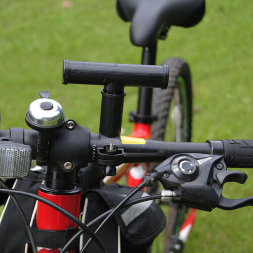 Bike Handlebar Extension Mount for Headlight, Speedometer and Accessories with Quick Release 1